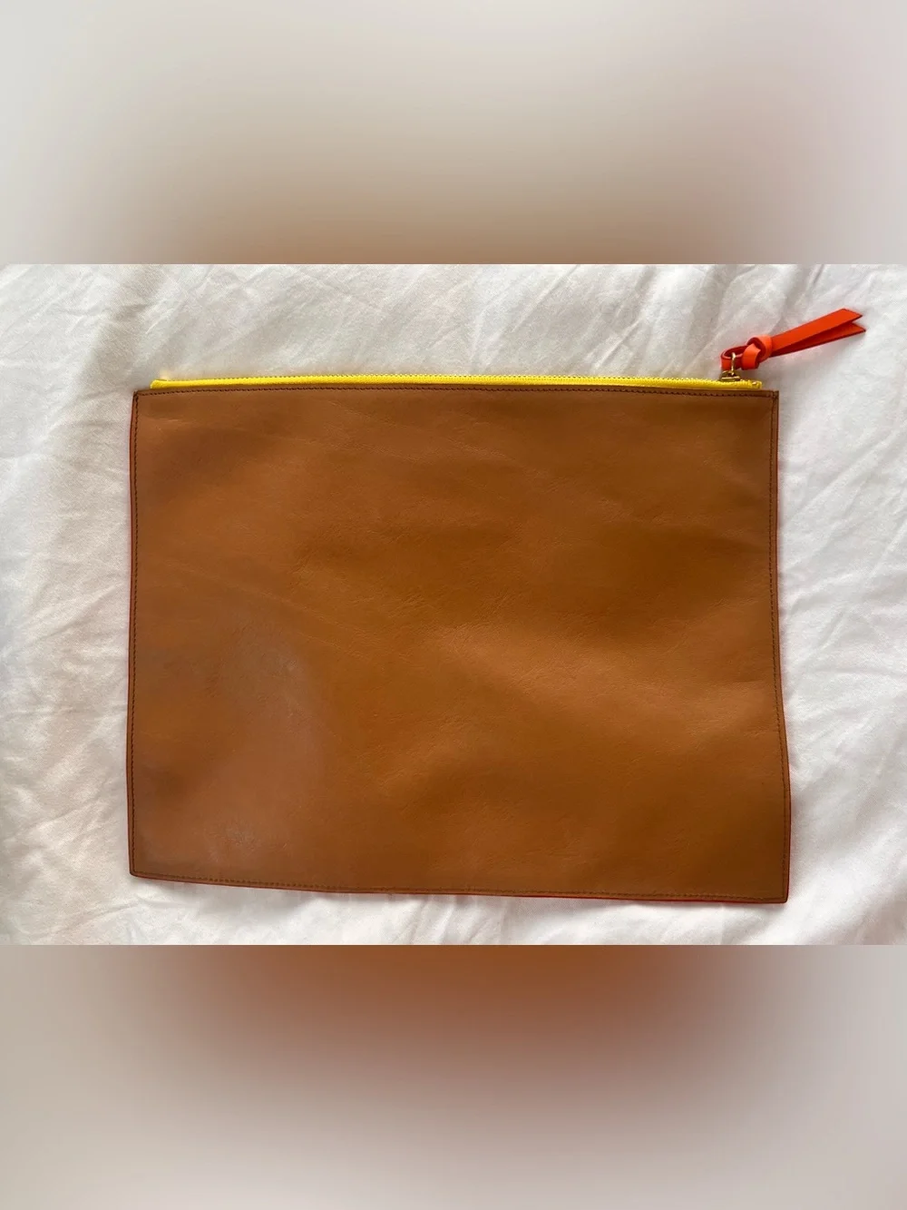 NWOT Matter Matters Colorblock Leather Envelope Clutch